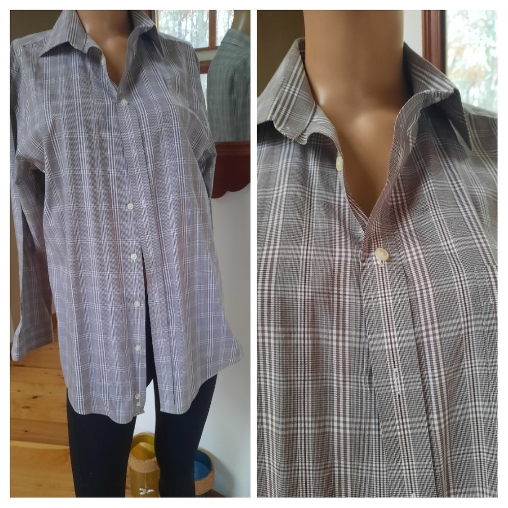 🏷SOLD. Stafford Fitted shirt. Size 16 34-35. NWOT. I ❤️ Bundles - Picture 1 of 7